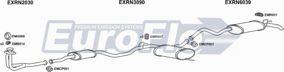 EuroFlo RN2117 1001 - Sistem de esapament aaoparts.ro