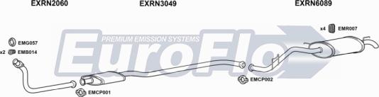 EuroFlo RNCLI11 1001 - Sistem de esapament aaoparts.ro