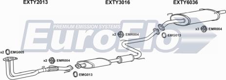 EuroFlo TYCAM20 2004 - Sistem de esapament aaoparts.ro