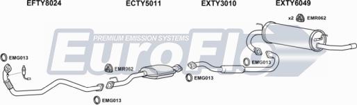 EuroFlo TYRAV20 3004B - Sistem de esapament aaoparts.ro