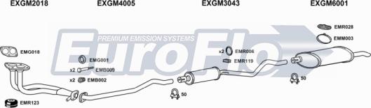 EuroFlo VLAST16 1008A - Sistem de esapament aaoparts.ro