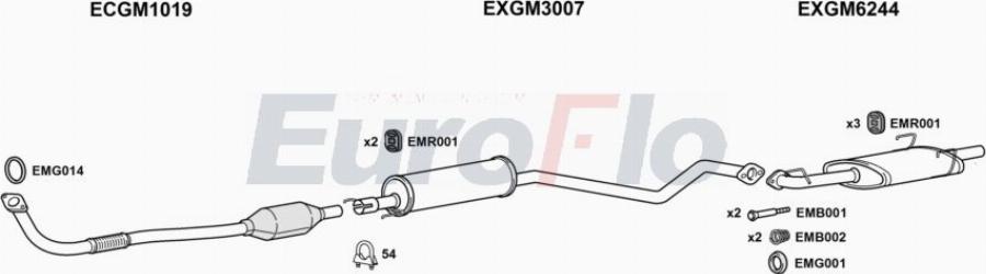 EuroFlo VLAST16 1029 - Sistem de esapament aaoparts.ro