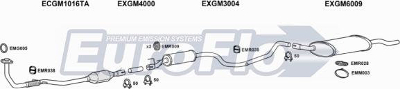 EuroFlo VLCOM17D 7001C - Sistem de esapament aaoparts.ro