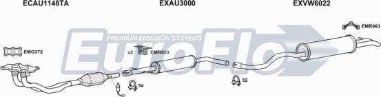 EuroFlo VWBOR16 2004A - Sistem de esapament aaoparts.ro