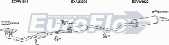 EuroFlo VWBOR16 2001 - Sistem de esapament aaoparts.ro