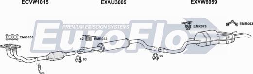 EuroFlo VWBOR23 2001 - Sistem de esapament aaoparts.ro