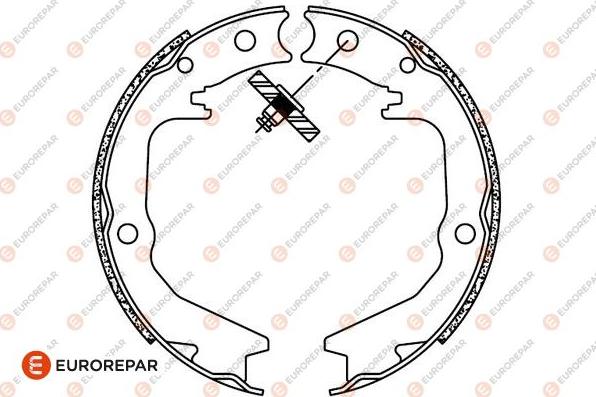 EUROREPAR 1690922880 - Set saboti frana aaoparts.ro