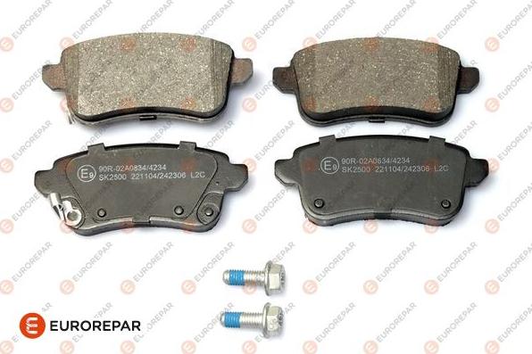 EUROREPAR 1697651780 - Set placute frana,frana disc aaoparts.ro