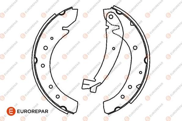 EUROREPAR 1643185480 - Set saboti frana aaoparts.ro