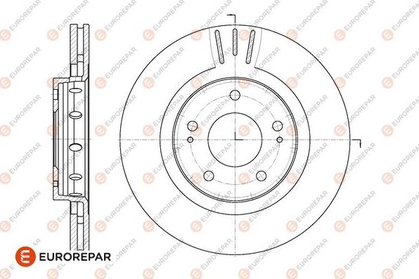EUROREPAR 1667857680 - Disc frana aaoparts.ro