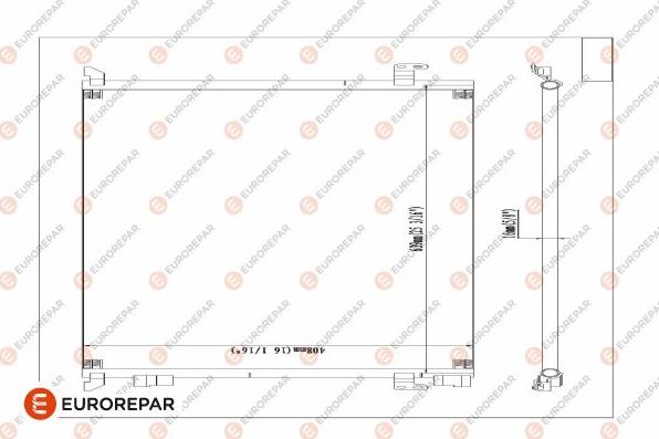 EUROREPAR 1609634980 - Condensator, climatizare aaoparts.ro