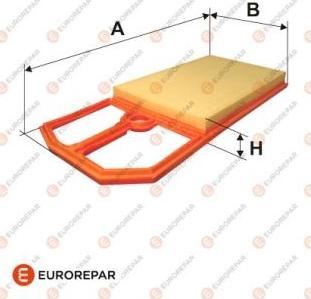 EUROREPAR 1611158080 - Filtru aer aaoparts.ro