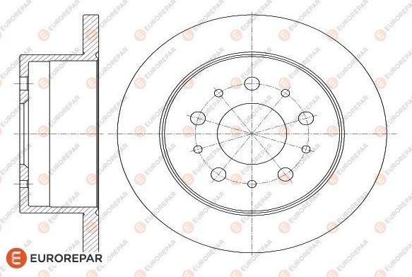EUROREPAR 1618862980 - Disc frana aaoparts.ro