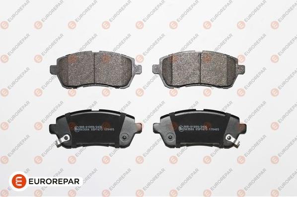 EUROREPAR 1617268780 - Set placute frana,frana disc aaoparts.ro