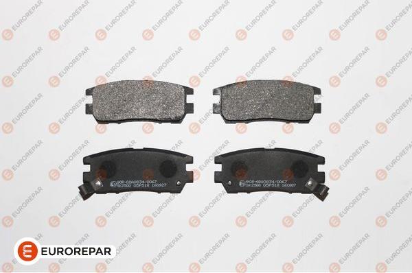 EUROREPAR 1617284480 - Set placute frana,frana disc aaoparts.ro