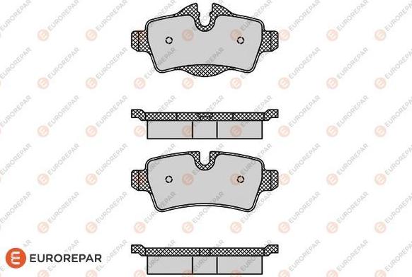 EUROREPAR 1617276980 - Set placute frana,frana disc aaoparts.ro