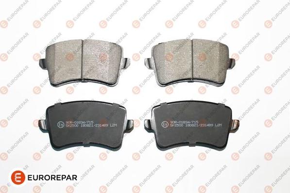 EUROREPAR 1617271980 - Set placute frana,frana disc aaoparts.ro