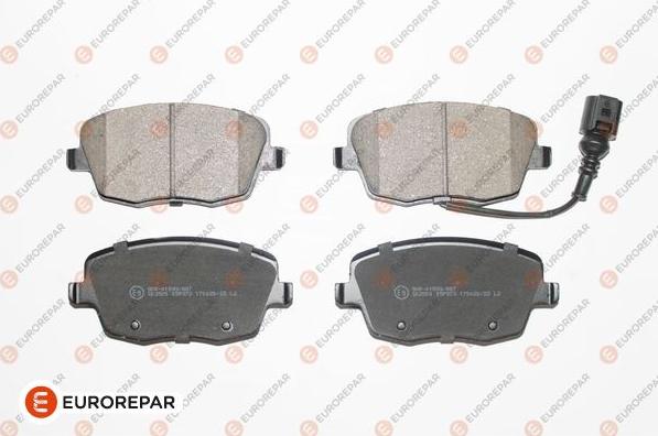 EUROREPAR 1617271180 - Set placute frana,frana disc aaoparts.ro