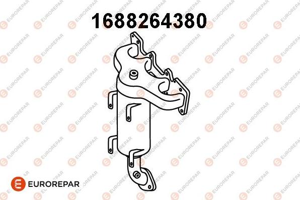 EUROREPAR 1688264380 - Catalizator aaoparts.ro