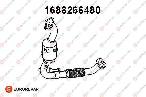 EUROREPAR 1688266480 - Catalizator aaoparts.ro