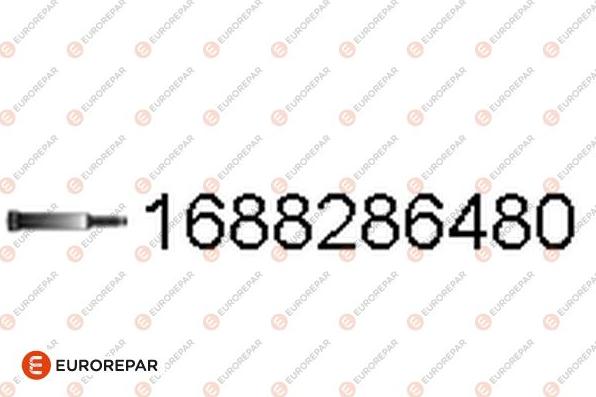 EUROREPAR 1688286480 - Surub, sistem de esapament aaoparts.ro