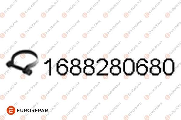 EUROREPAR 1688280680 - Conector teava, sistem de esapament aaoparts.ro