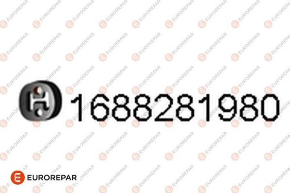 EUROREPAR 1688281980 - Suport, toba esapament aaoparts.ro