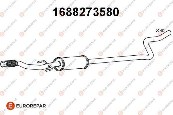 EUROREPAR 1688273580 - Toba esapament primara aaoparts.ro