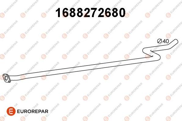 EUROREPAR 1688272680 - Racord evacuare aaoparts.ro