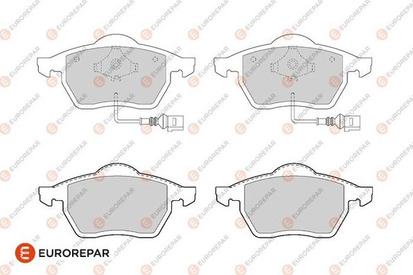 EUROREPAR 1682308480 - Set placute frana,frana disc aaoparts.ro