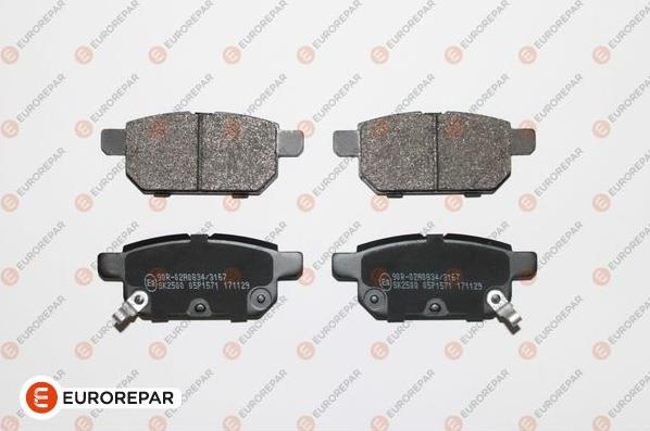 EUROREPAR 1639370080 - Set placute frana,frana disc aaoparts.ro