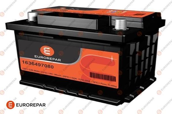 EUROREPAR 1636497380 - Baterie de pornire aaoparts.ro
