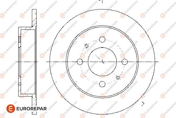 EUROREPAR 1676008780 - Disc frana aaoparts.ro