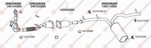 EUROREPAR 100853 - Sistem de esapament aaoparts.ro