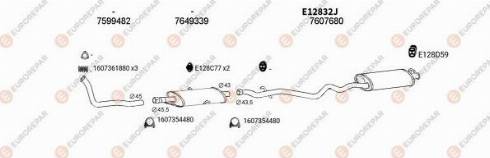 EUROREPAR 100748 - Sistem de esapament aaoparts.ro