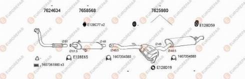 EUROREPAR 100751 - Sistem de esapament aaoparts.ro