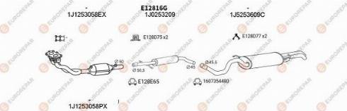 EUROREPAR 103575 - Sistem de esapament aaoparts.ro