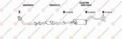 EUROREPAR 103088 - Sistem de esapament aaoparts.ro