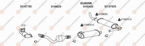 EUROREPAR 103241 - Sistem de esapament aaoparts.ro