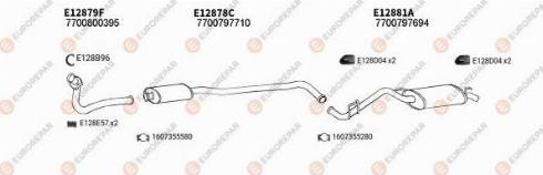 EUROREPAR 102351 - Sistem de esapament aaoparts.ro