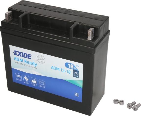 Exide AGM12-18 - Baterie de pornire aaoparts.ro