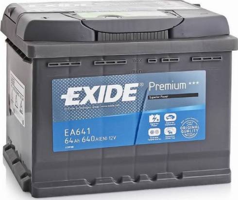 Exide EA641 - Baterie de pornire aaoparts.ro