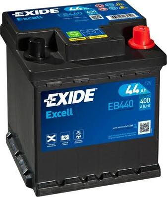 Exide EB440 - Baterie de pornire aaoparts.ro