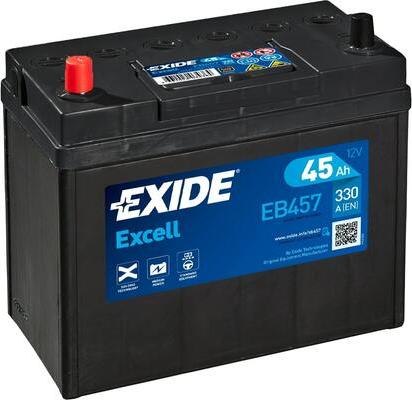 Exide EB457 - Baterie de pornire aaoparts.ro