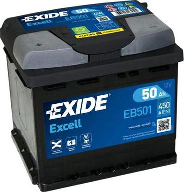 Exide EB501 - Baterie de pornire aaoparts.ro