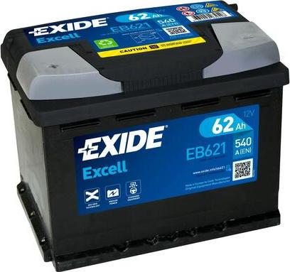 Exide EB621 - Baterie de pornire aaoparts.ro