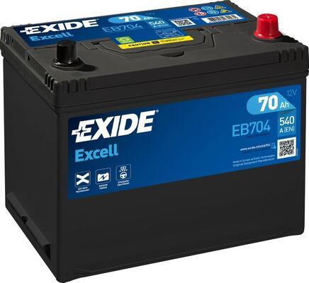 Exide EB704 - Baterie de pornire aaoparts.ro