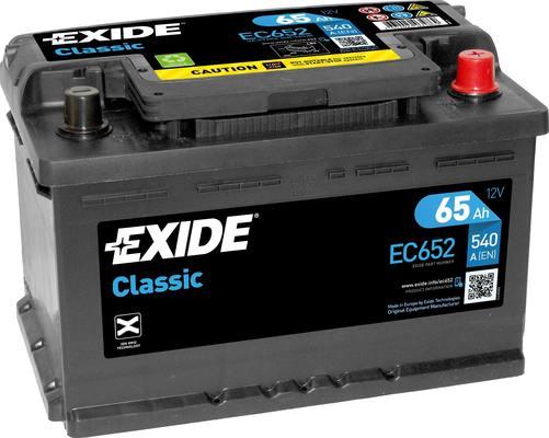 Exide EC652 - Baterie de pornire aaoparts.ro