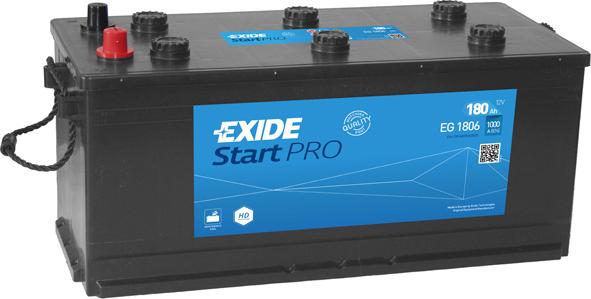 Exide EG1806 - Baterie de pornire aaoparts.ro