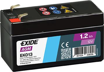 Exide EK013 - Baterie de alimentare aaoparts.ro